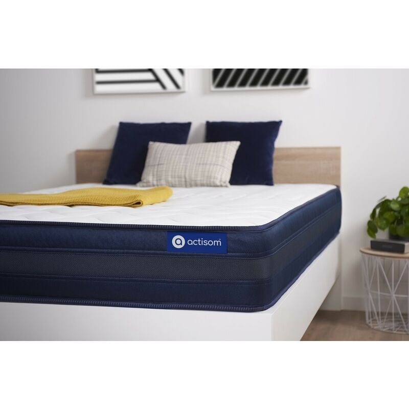 

Colchón Actilatex tech 80x190cm, Grosor: 24 cm, Látex y espuma viscoelástica, Muy firme, 5 zonas de confort