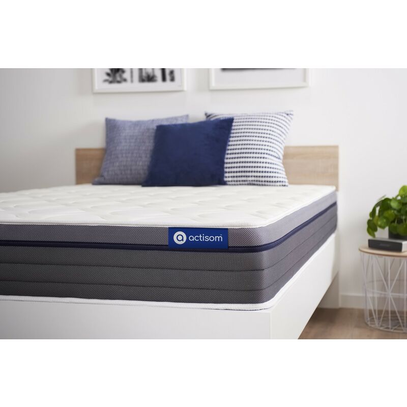

Colchón Actilatex zen 80x190cm, Grosor: 26 cm, Látex y espuma viscoelástica, Equilibrado, 7 zonas de confort