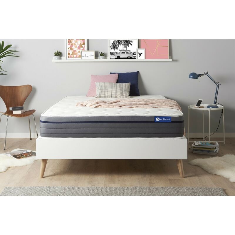 

Colchón Actimemo zen 120x200cm, Grosor: 26 cm, Espuma viscoelástica, Equilibrado, 7 zonas de confort