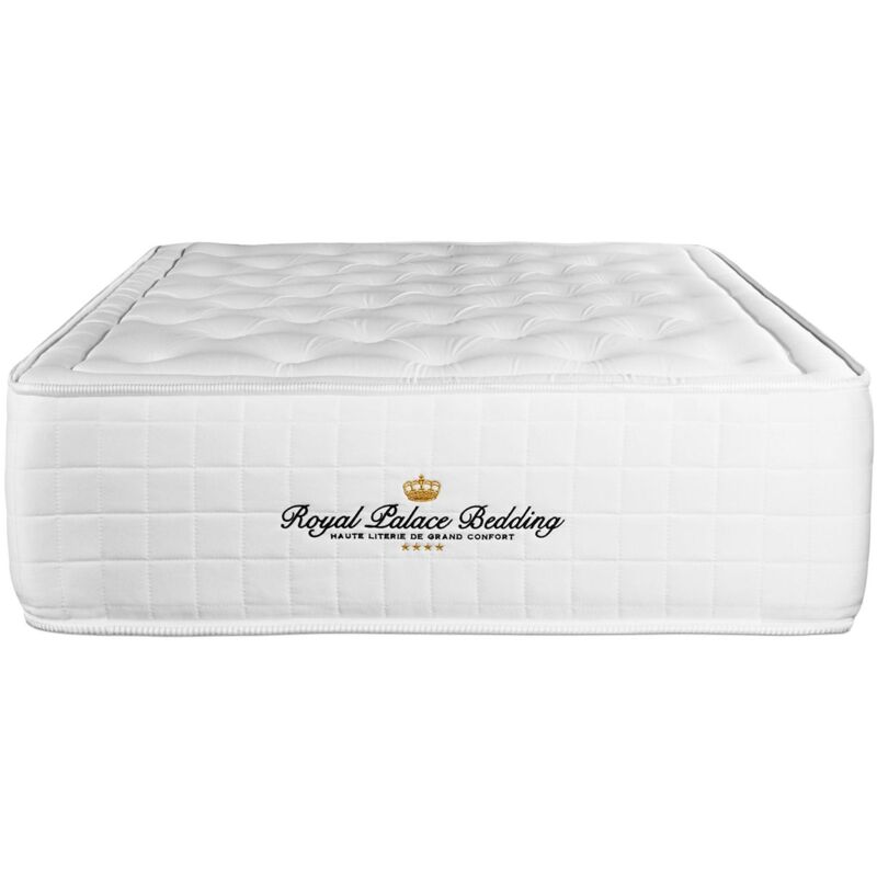 

Royal Palace Bedding - Colchón Buckingham 100 x 190 cm, Grosor: 30 cm, Espuma viscoelástica, Equilibrado, 7 zonas de confort