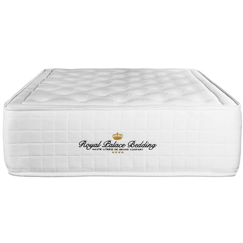 

Royal Palace Bedding - Colchón Buckingham 90 x 190 cm, Grosor: 30 cm, Espuma viscoelástica, Equilibrado, 7 zonas de confort