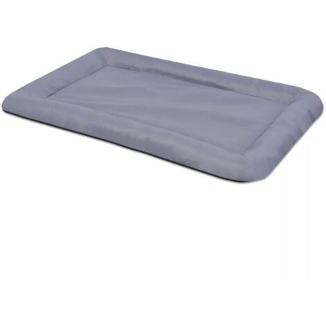 Colchón cama cesta para perros mascotas tamaño XXL 97 x 62 cm gris 020001616