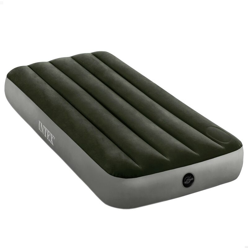 

Intex - Colchón camping Twin con Fiber-Tech