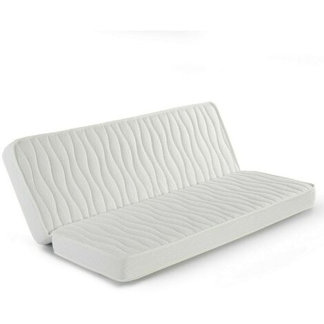 Colchón Clic clac 130x190 cm para Sofa Cama, 13 cm de Altura, Tela Strech con Ribete de Seguridad