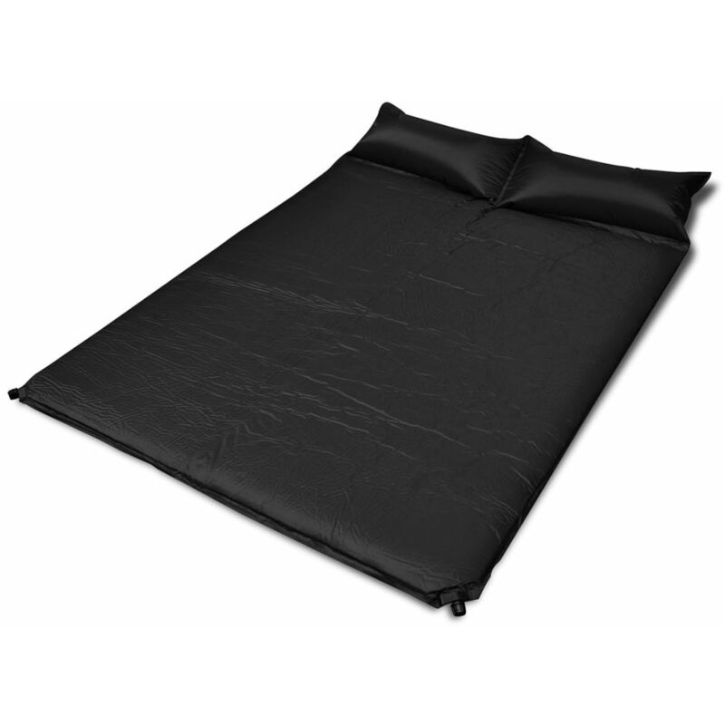 

Colchón de aire autohinchable negro 190 x 130 x 5 cm (Doble)
