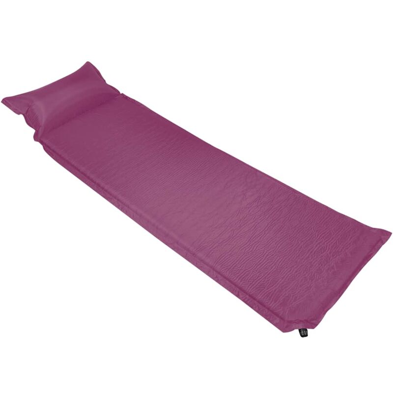 

Colchón de aire inflable con almohada rosa 66x200 cm