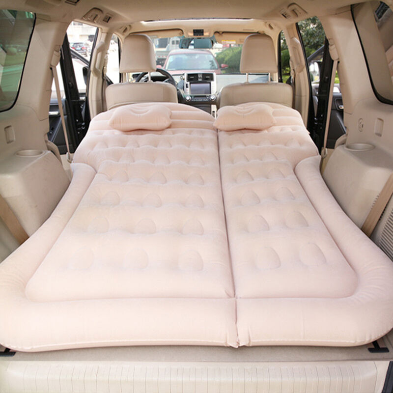 

Cama inflable universal para automovil SUV 180 * 130 CM colchon de viaje especial para automovil todoterreno beige