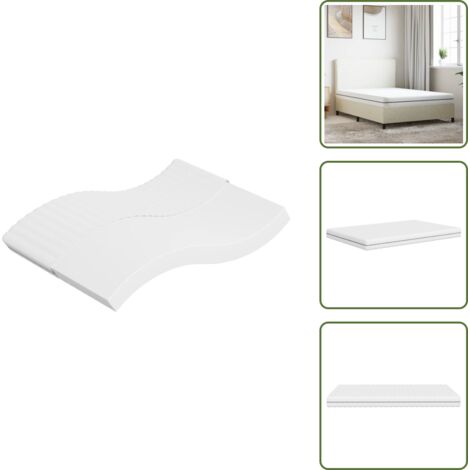 Colchón de doble cara - vidaXL Colchón de espuma dureza media suave 140x190 cm - Colchón para dormir