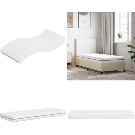 Colchón de espuma dureza media suave 80x200 cm - Colchón de espuma media suave - Colchón de espuma para dormir