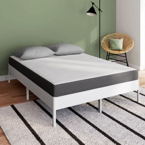 Colchón de espuma viscoelástica de 140 x 190 cm, 16 cm de grosor