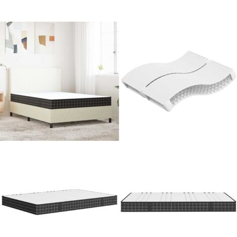 Colchón de muelles Bonnell firmeza media 140x200 cm - Colchón bonnell - Soporte de cama