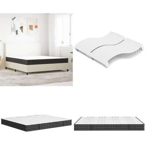 Colchón de muelles Bonnell firmeza media 180x200 cm - Colchón bonnell - Soporte de cama
