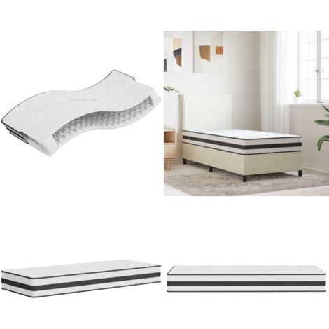 Colchón de muelles Bonnell firmeza media 90x200 cm - Colchón bonnell - Soporte de cama