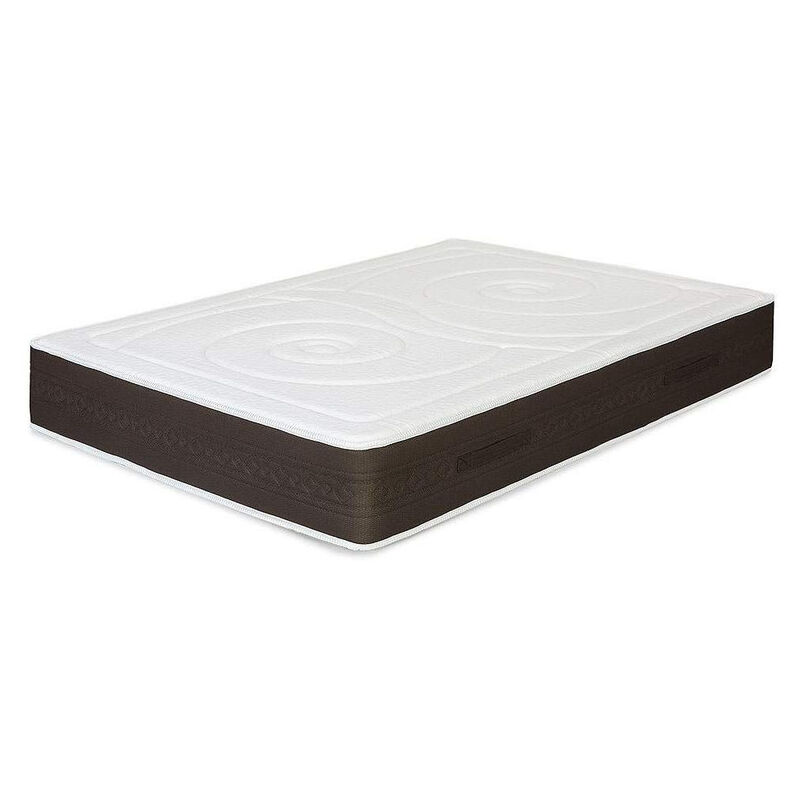 

Colchón espumación, Modelo BRISA, 160 x 190 x 24cm - El Almacén del Colchon - Blanco y marrón