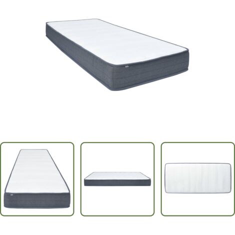 Colchón firmeza media -  Colchón de cama box spring firmeza media 200x100x20 cm
