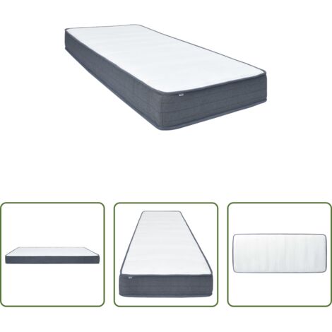 Colchón firmeza media -  Colchón de cama box spring firmeza media 200x90x20 cm