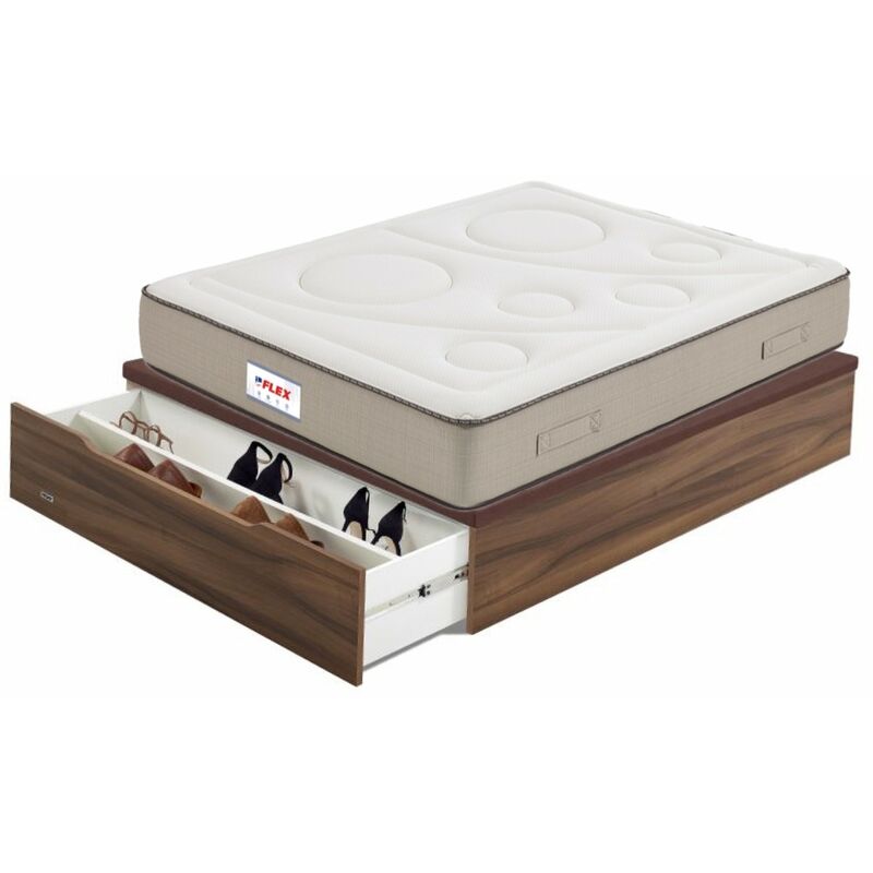 

Colchón Visco Airvex Supreme + Canapé Abatible Zapatero Nogal 160X200 (Montaje no incluido, entrega a pie de calle) - Flex