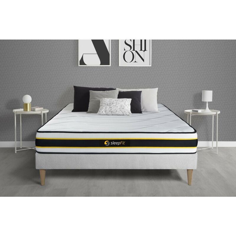 

Colchón FLEXY 200x200cm, Grosor: 22 cm, Muelles ensacados y espuma viscoelástica, Firme, 3 zonas de confort