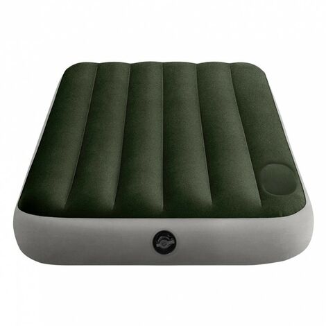 Colchón hinchable 1 plaza con bomba de pie fiber-tech downy INTEX