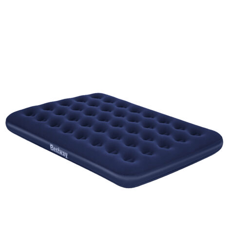 Colchón Hinchable de Aire Doble Full Bestway 191x37x22 cm Azul  Soporta hasta 300 kg  Inflador Eléctrico 220V Incluido