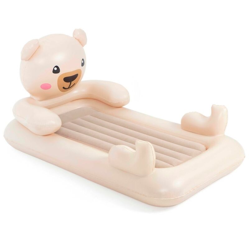 

Colchón hinchable osito para + de 3 años beige infantil de PVC de 188x109x89 cm