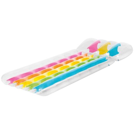 Colchón inflable arco iris - 198 x 91 cm - Intex