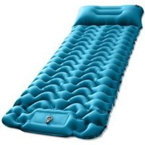 Colchón inflable autoinflable para acampar: colchón inflable grande, ultraligero y grueso para exteriores, colchón autoinflable plegable con aislamiento térmico para tiendas de campaña, senderismo y p