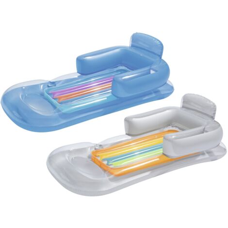 Colchón inflable, sillón, tumbona 161 x 84 cm Bestway 43028 plata