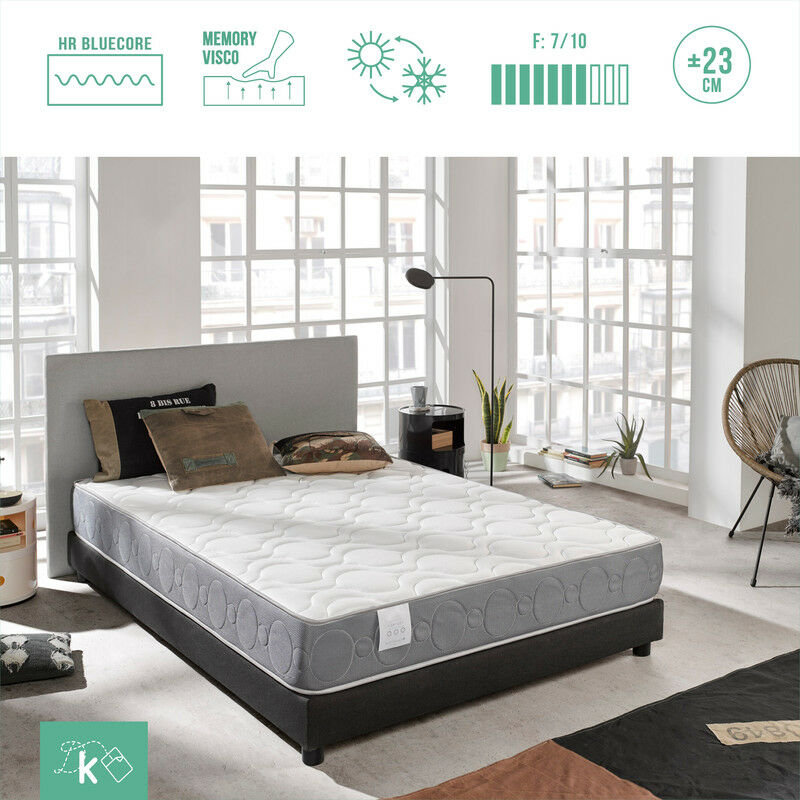 Dreaming Kamahaus - Colchón Extreme comfort | Sistema Confort Plus 4cm (VISCOAIR PRO) | FIBERMAX V10 | Altura ±23cm 120x190cm