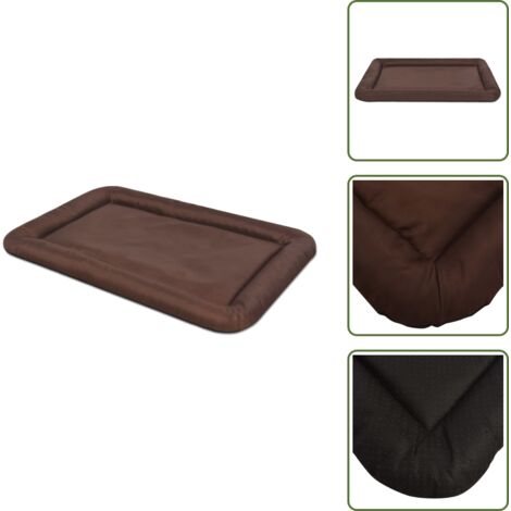 Colchón para perro hidrófugo - vidaXL Colchón para perro tamaño L marrón - Colchón para perro lavable