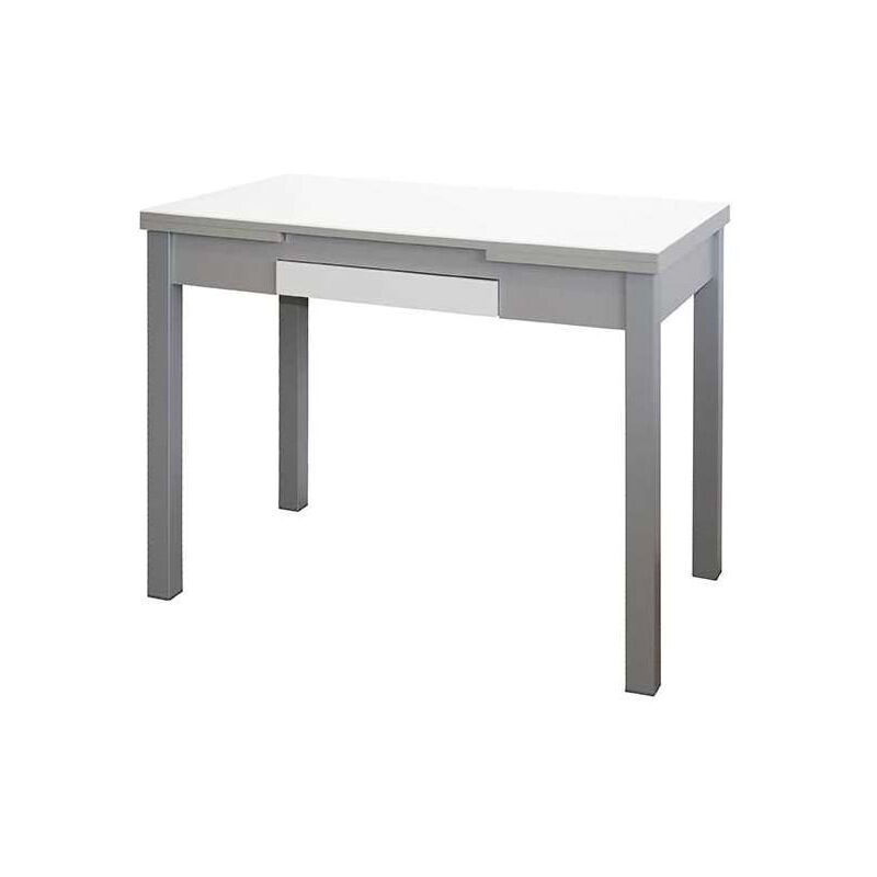 

MESA DE COCINA EXTENSIBLE ACABADA EN VARIOS COLORES PRISMA 100/160 X 60 X 76 cm (largo x ancho x alto) Color BLANCO
