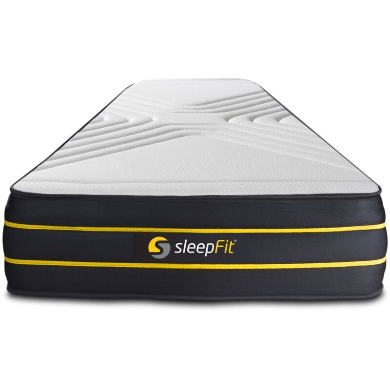 

Sleepfit - Colchón ULTRA 105x200cm, Grosor: 26 cm, Espuma viscoelástica y micromuelles ensacados , Equilibrado, 7 zonas de confort