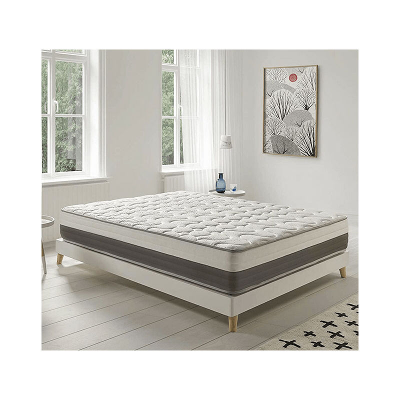 

Colchón 120x190 cm VIP Luxor - Altura +/- 30 cm – Sistema de Espuma ViscoSoft Multicapas – Colchón de Alta Gama – Independencia de Lechos – 11 Zonas