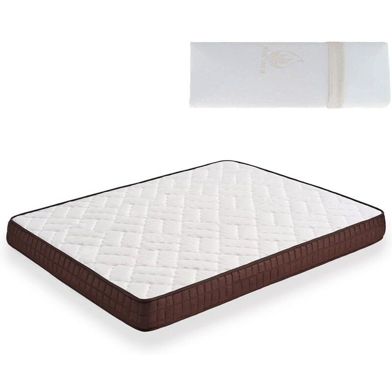 

Colchón Viscobrown Doble Capa Viscosoft, Altura 15 cm + 2 Almohadas Viscoelásticas, 140x200 cm