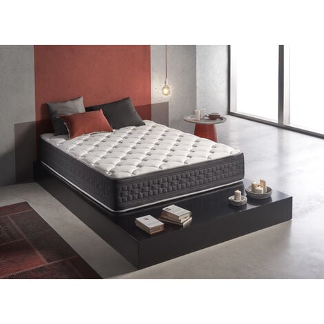 HOGAR24 ES -XP25- Colchón viscoelástico 150 x 190 cm + Almohada Tacto  Pluma, Máxima Calidad En Descanso, Confort Y Firmeza Alta, Grosor 30 cm. :  : Hogar y cocina