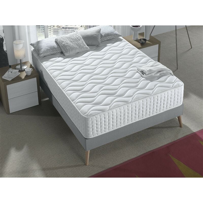 

Dagostino Home - Colchón Viscoelástico Firenza Reversible (Cara Invierno-Verano) Firmeza-Dureza Alta 140x190 cm | Altura 25 cm