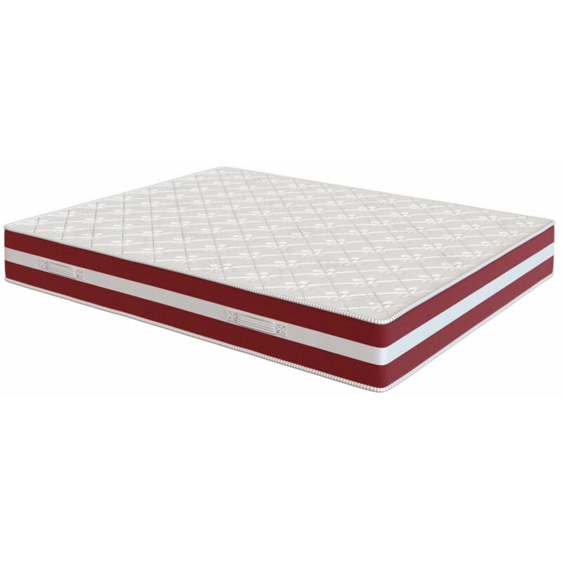 

Colchón viscoelastico Modelo CONFORT LIFE, 160 x 190 x 24cm - El Almacén del Colchon - Blanco y Rojo