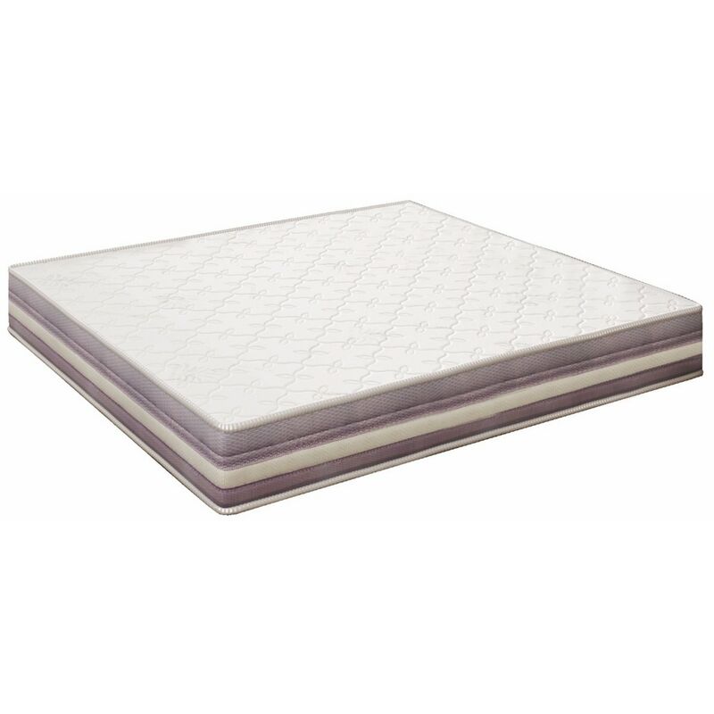 

Colchón viscoelastico Modelo PREMIUM, 105 x 190 x 20cm - El Almacén del Colchon - Blanco y Lila