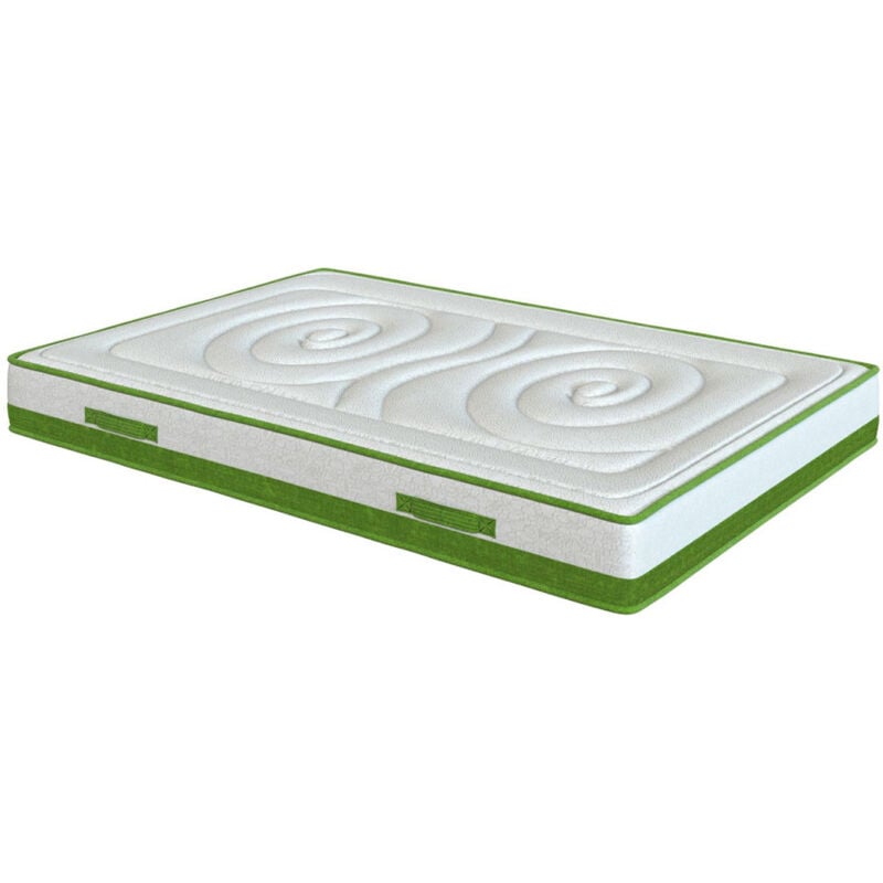 

Colchón viscoelastico Modelo SPECIAL DREAMS, 105 x 200 x 26cm, Cara de invierno y verano diferenciadas - El Almacén del Colchon - Beige y verde