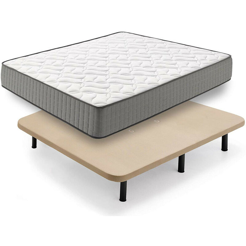

Hogar24 - Colchon Viscoelastico Viscofarma 3d + Base Tapizada Con 6 Patas Y Valvulas De Transpiracion - 105x180