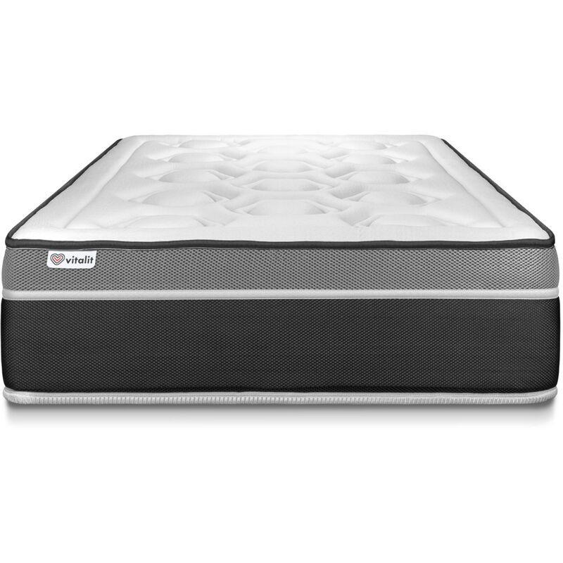 

Colchón VITAL CARE 100 x 200 cm, grosor : 26 cm, Muelles ensacados y espuma , 7 zonas de confort