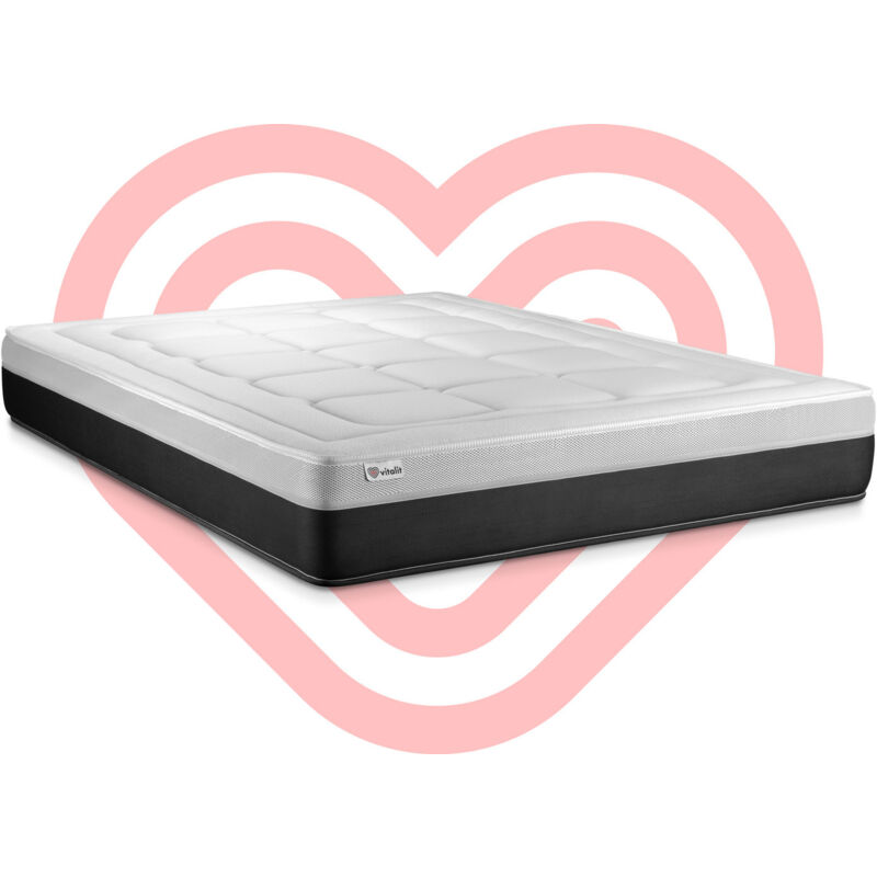 

Colchón VITAL FORM 160 x 200 cm, grosor : 22 cm, Muelles ensacados y espuma , 5 zonas de confort