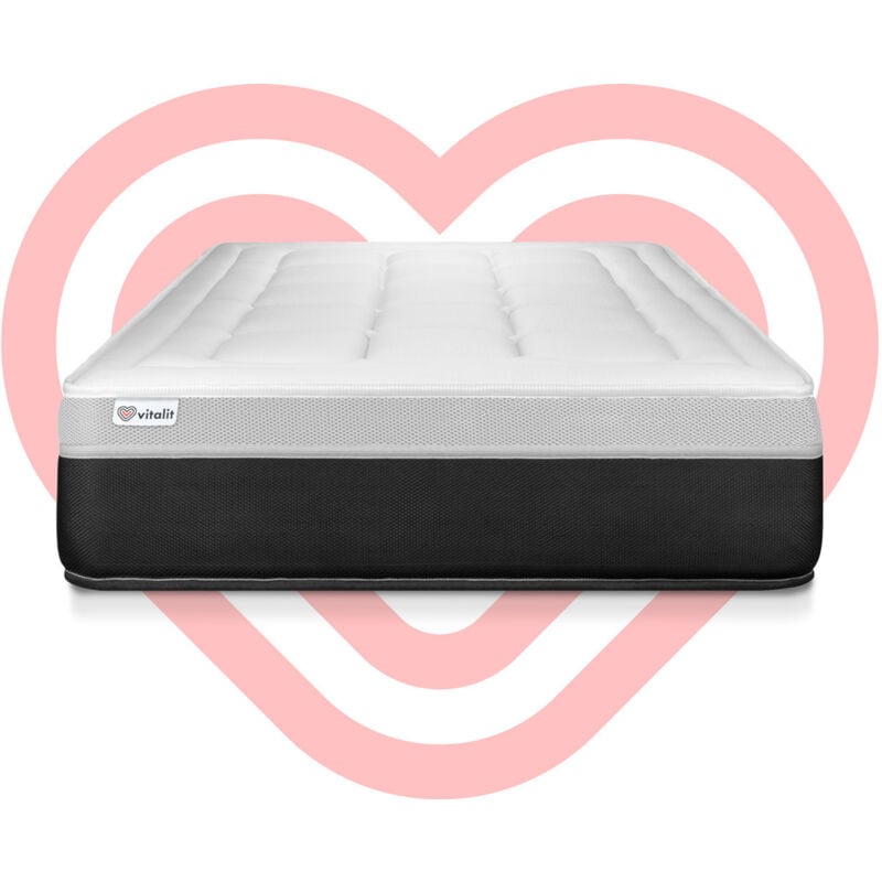 

Colchón VITAL FORM 90 x 200 cm, grosor : 22 cm, Muelles ensacados y espuma , 5 zonas de confort