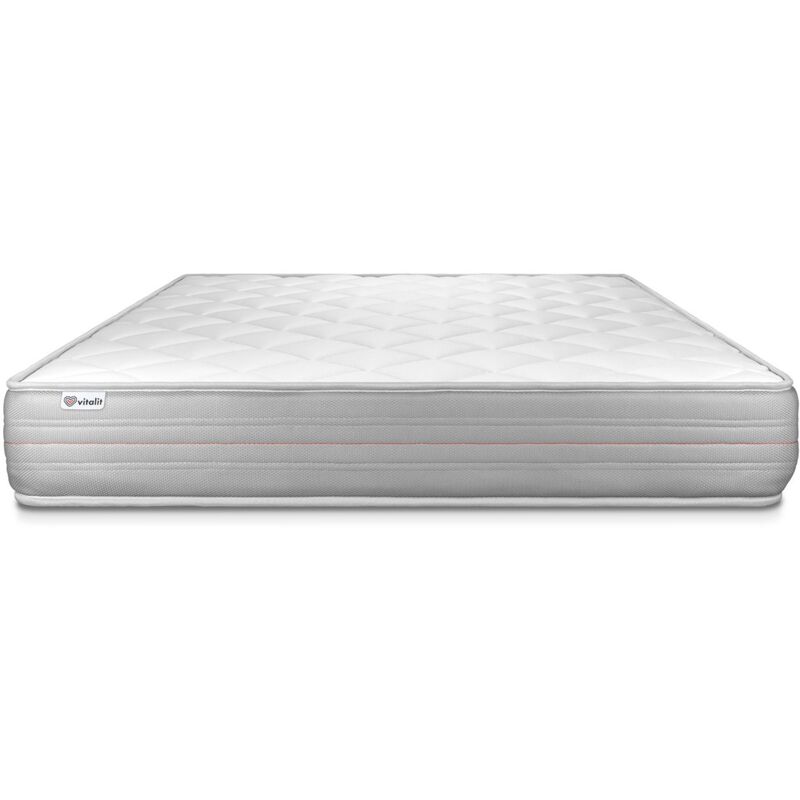 

Colchón VITALMEMO 150 x 190 cm, grosor : 20 cm, Espuma viscoelástica, 3 zonas de confort
