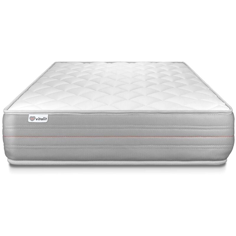 

Colchón VITALMEMO 80 x 190 cm, grosor : 20 cm, Espuma viscoelástica, 3 zonas de confort