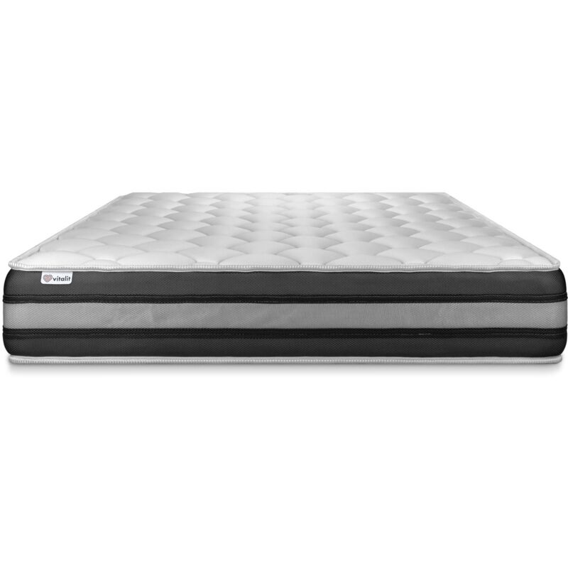 

Colchón VITALSPRING ZEN 135 x 190 cm, grosor : 26 cm, Muelles ensacados y espuma , 5 zonas de confort