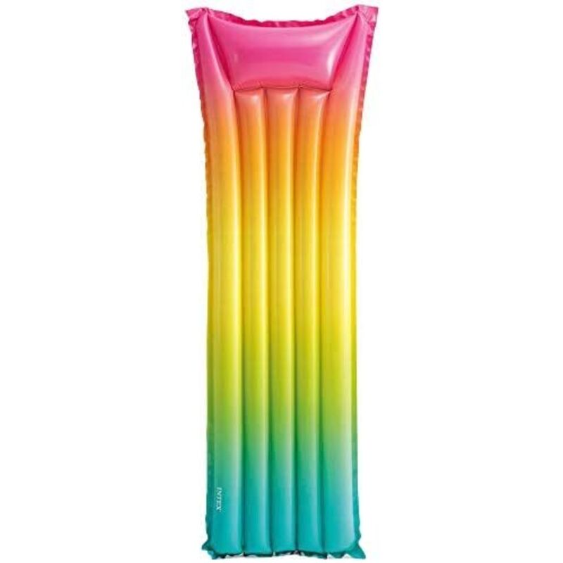 Colchoneta Hinchable 69X183Cm Modelo Arcoiris. Intex