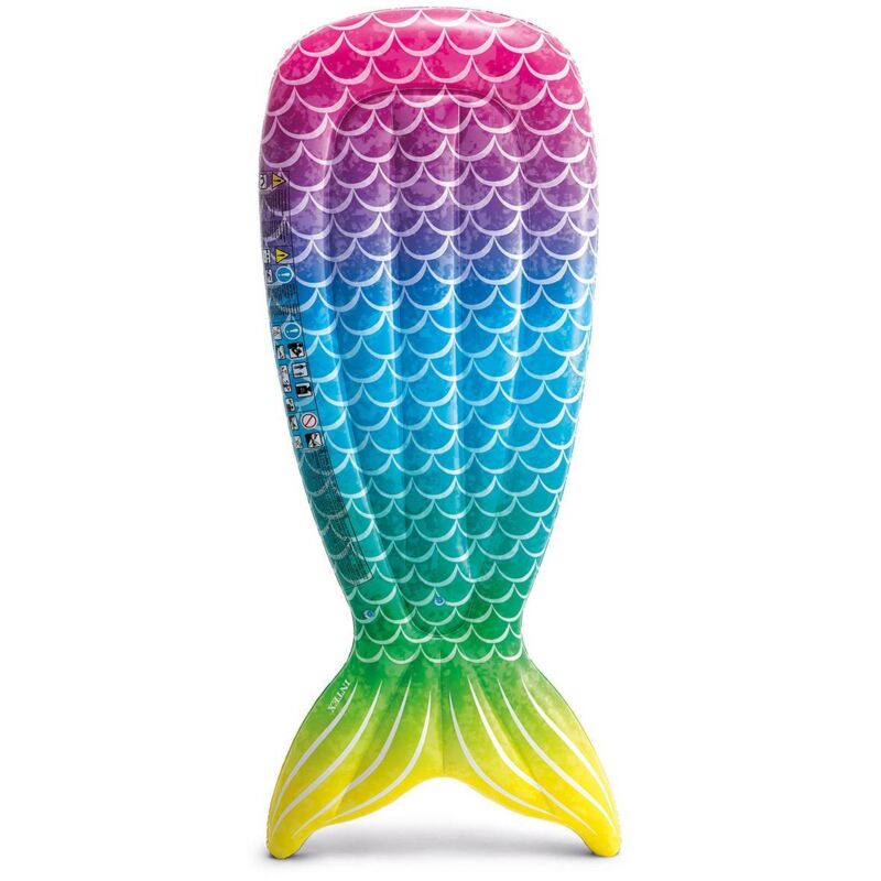 Colchoneta Hinchable Mermaid Multicolor - 180 X 79 Cm - Be Toy'S - Multicolor