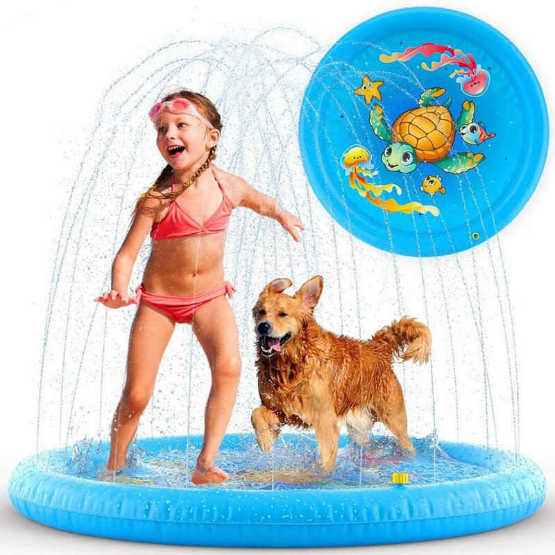 

Colchoneta de Cho os Agua para Niños Hinchable Piscina Bebés Alfombra de Juegos - RR