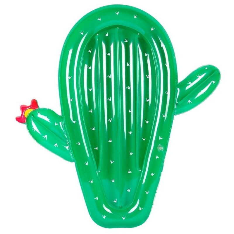 

Colchoneta gigante para piscina y playa - Cactus 120 cm - Verde